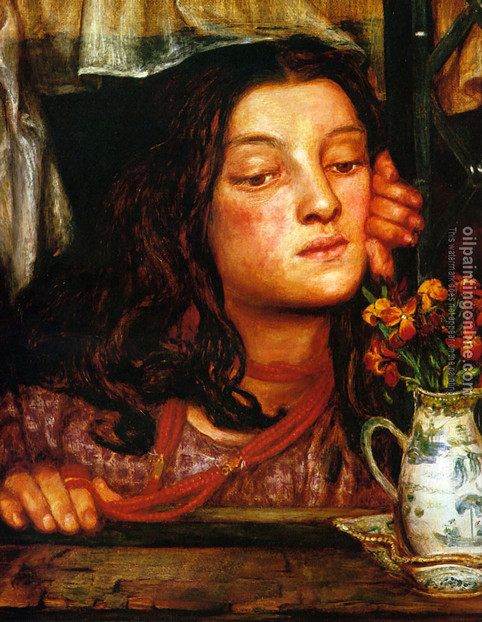 Rossetti, Dante Gabriel - Girl at a Lattice